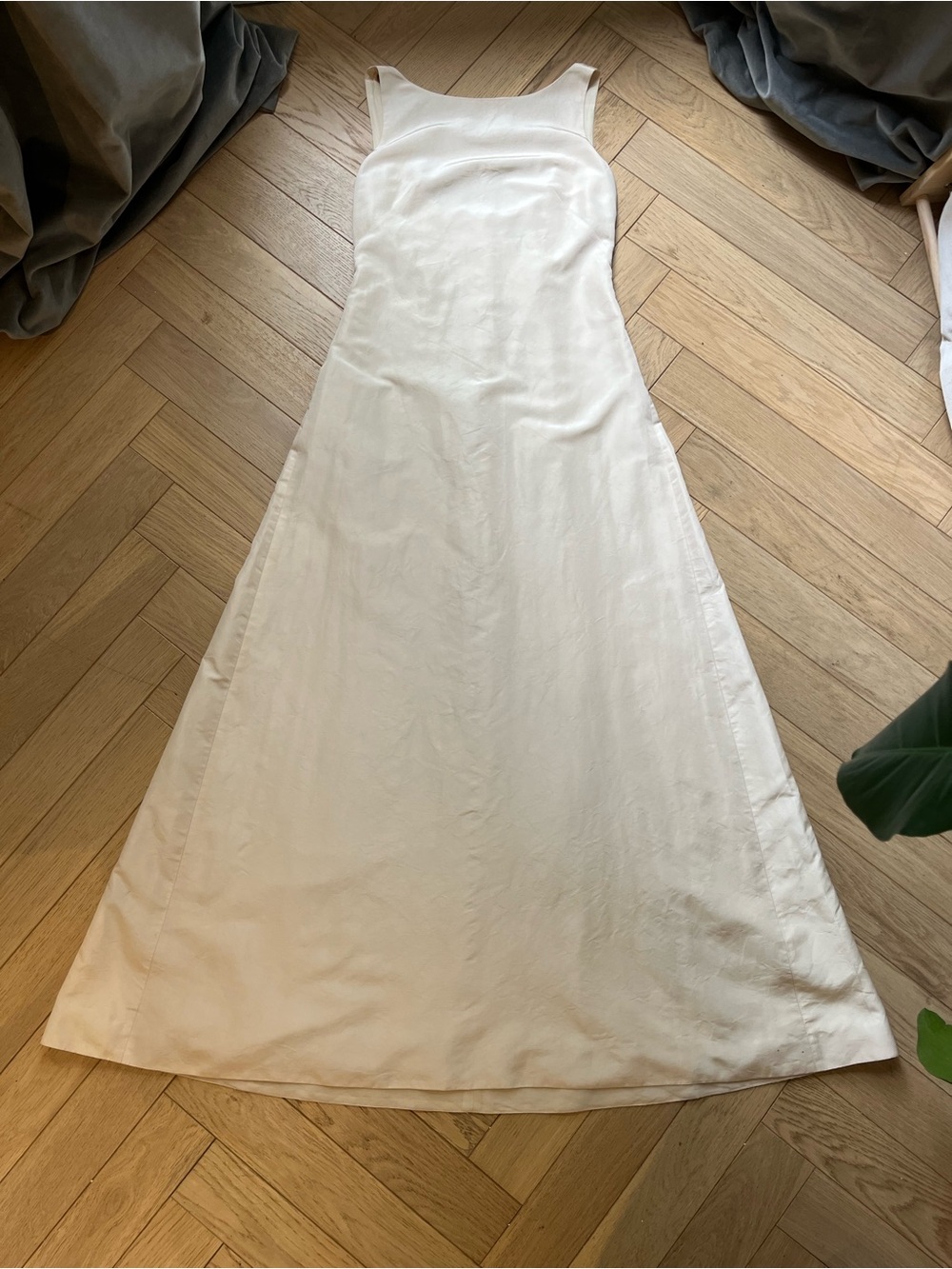 J.Crew 100% Silk Taffeta Wedding/ Formal Dress in Ivory Size 4 NWT